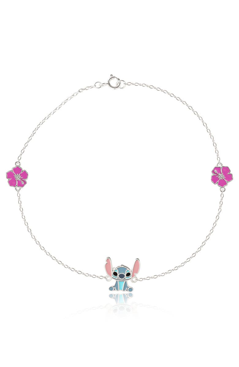 Disney Sterling Silver Anklet, Main, color,