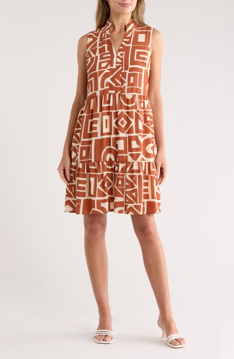 Tiered Shift Dress
