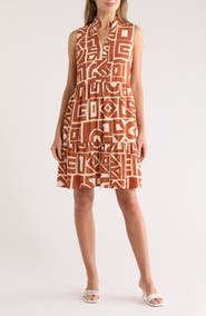 SANDRA DARREN Tiered Shift Dress
