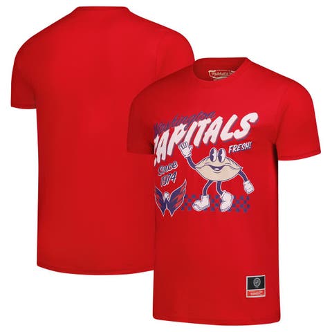 Men's Mitchell & Ness Red Washington Capitals Local Food T-Shirt