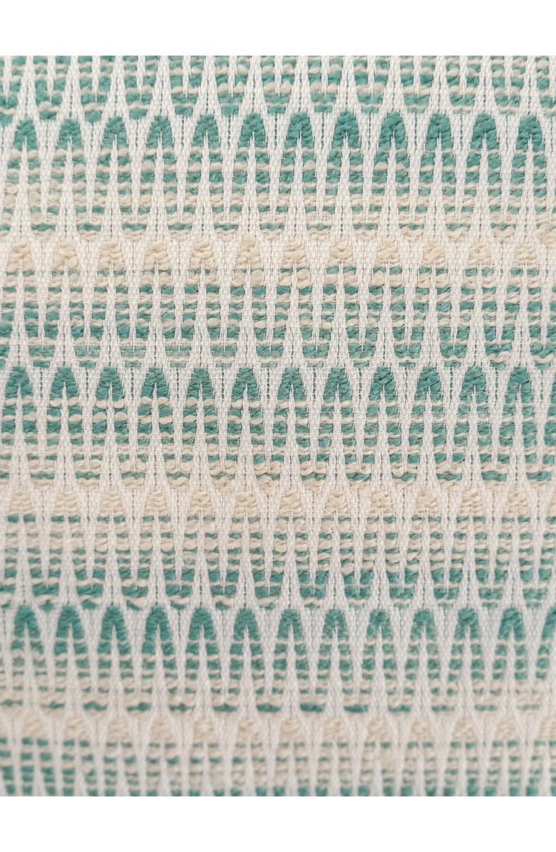 Anaya Summer Twist Indoor Outdoor Pillow, Alternate, color, Aqua