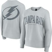 FANATICS Women's Fanatics  Gray Tampa Bay Lightning Elements Flow Pullover Sweatshirt