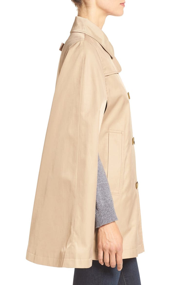 Lily Trench Cape, Alternate, color, TAN