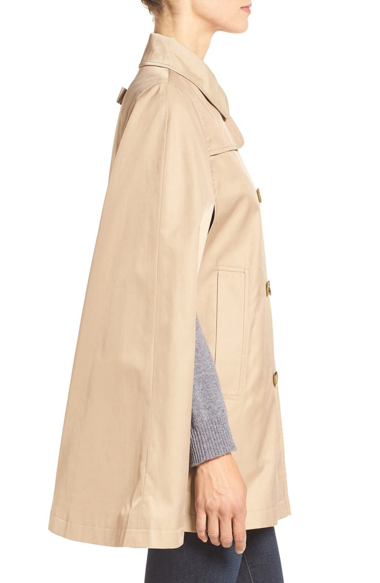 CeCe Lily Trench Cape, Alternate, color,