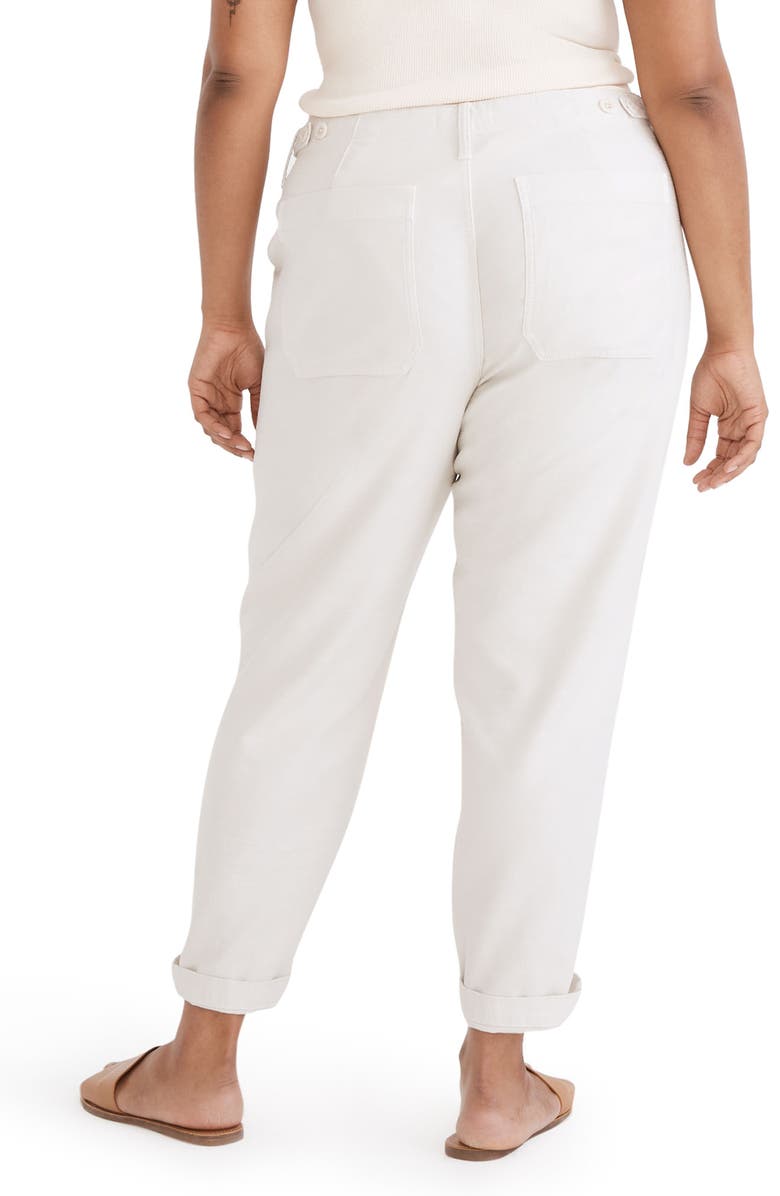 Madewell Griff High Waist Tapered Fatigue Pants, Alternate, color,