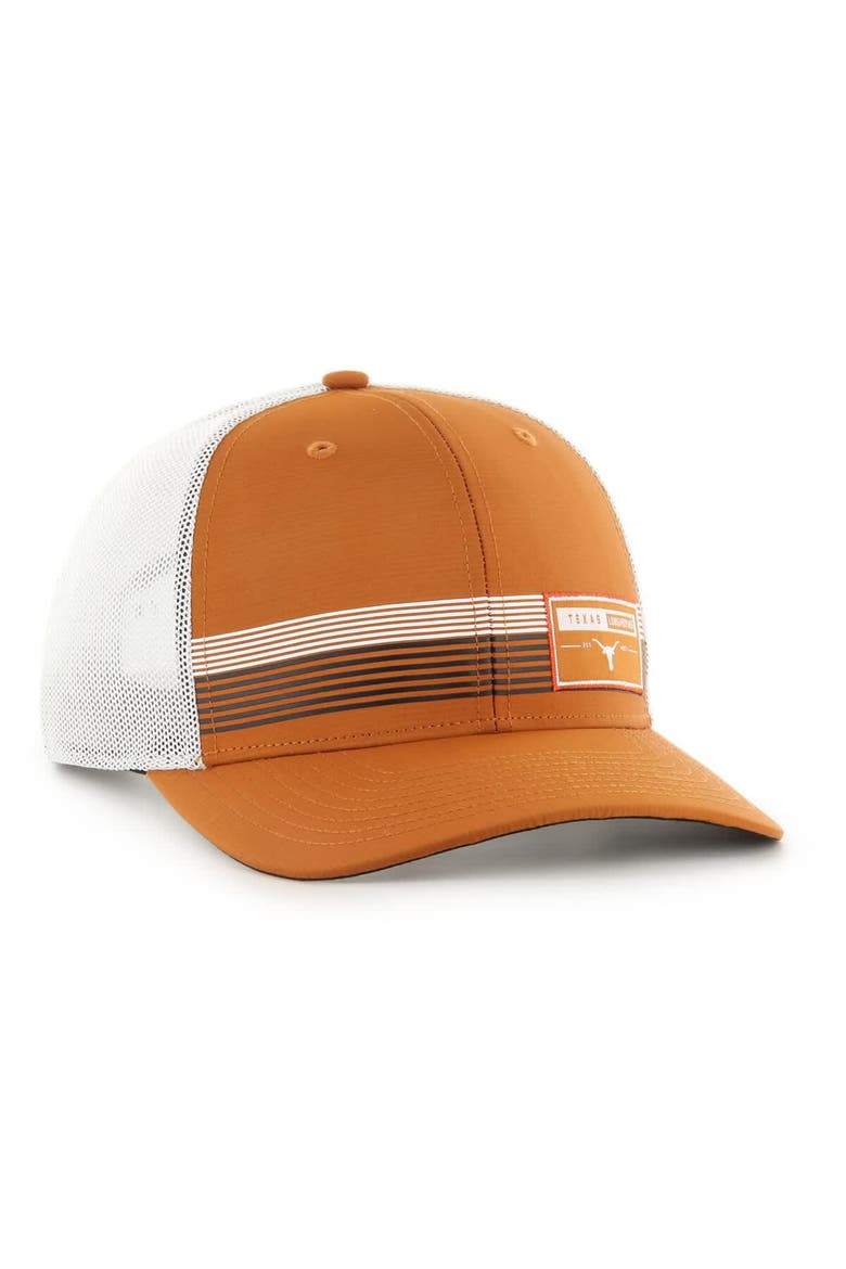 Men's '47  Texas Orange Texas Longhorns Rangefinder brrr Trucker Adjustable Hat, Alternate, color, Burnt Orange