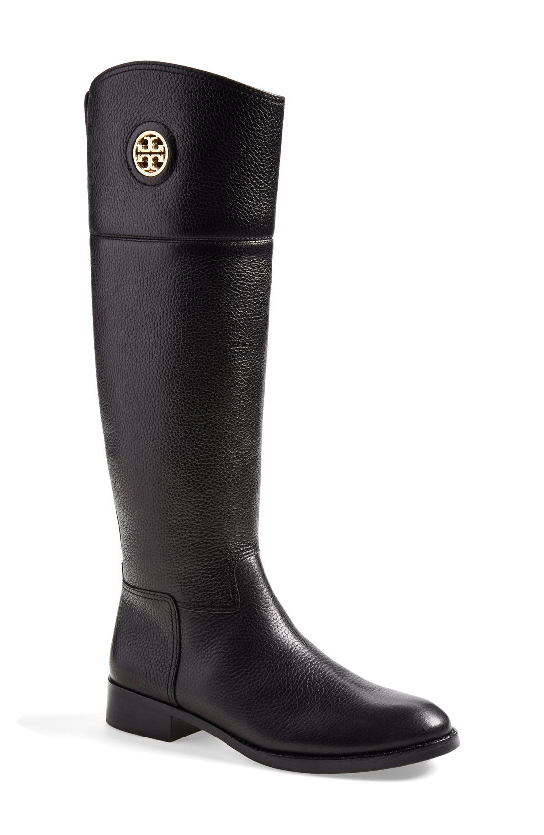 'Junction' Riding Boot, Main, color, Z/DNUBLACK