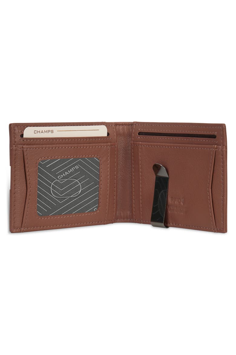 Onyx Bifold Wallet with Money Clip, Alternate, color, BROWN