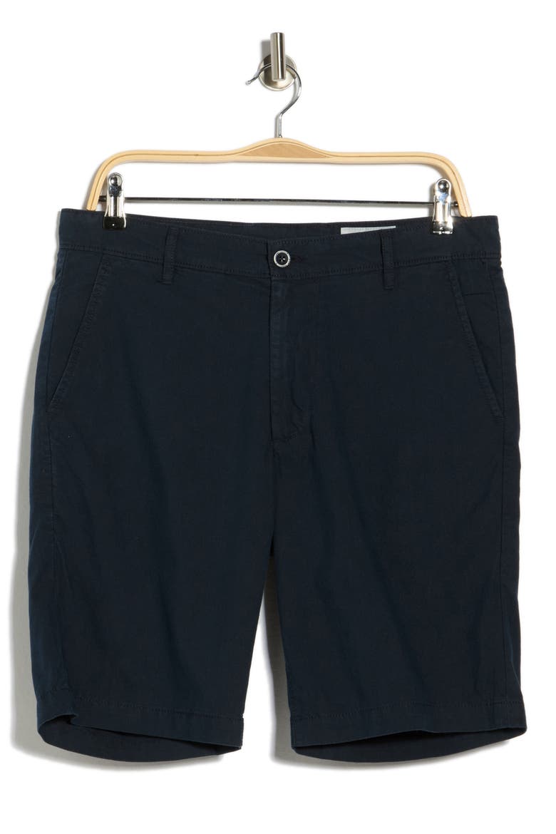 Griffin Cotton Blend Shorts, Alternate, color, LIGHT NAVY