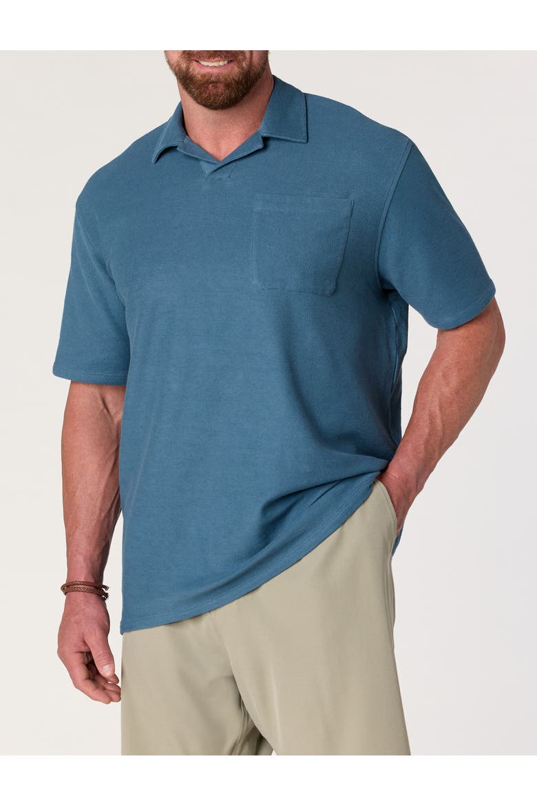 Big & Tall O'Riginals Knit Polo Shirt, Main, color, BLUE FUSION