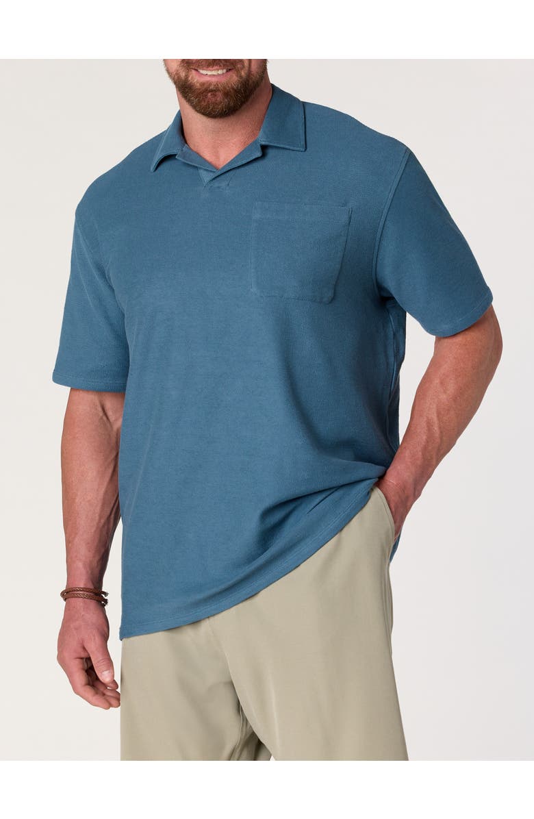 O'Neill Big & Tall O'Riginals Knit Polo Shirt, Main, color, Blue Fusion