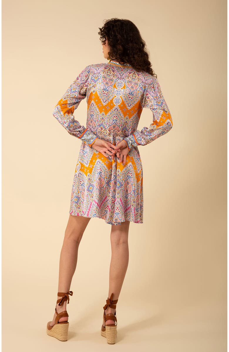 Hale Bob Kamila Charmeuse Shirtdress, Alternate, color,