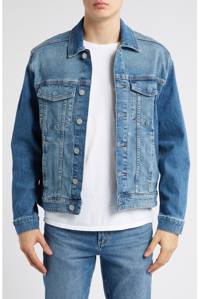Vaughn DL Performance Trucker Jacket, Main, color, LAKEWOOD