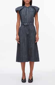 Short Sleeve Denim Dress