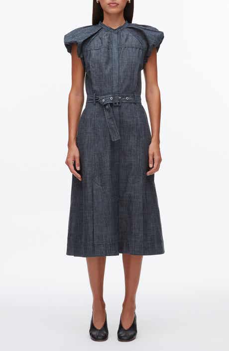 Short Sleeve Denim Dress
