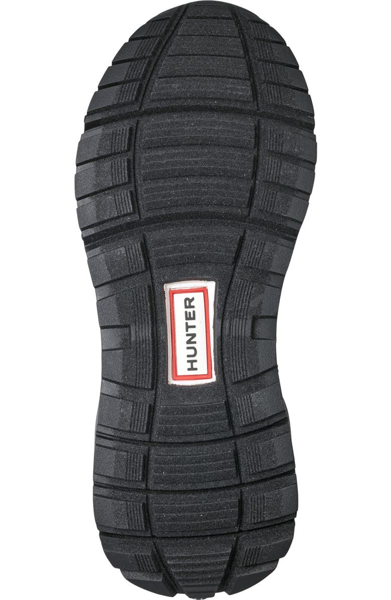 Hunter Annes Waterproof Faux Fur Lined Puffer Boot, Alternate, color, Black