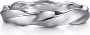 Gabriel & Co. Meridian Sterling Silver Twisted Band Ring