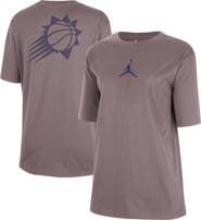 Jordan Brand Women's Jordan Brand Charcoal Phoenix Suns Courtside Statement Edition Boyfriend T-Shirt