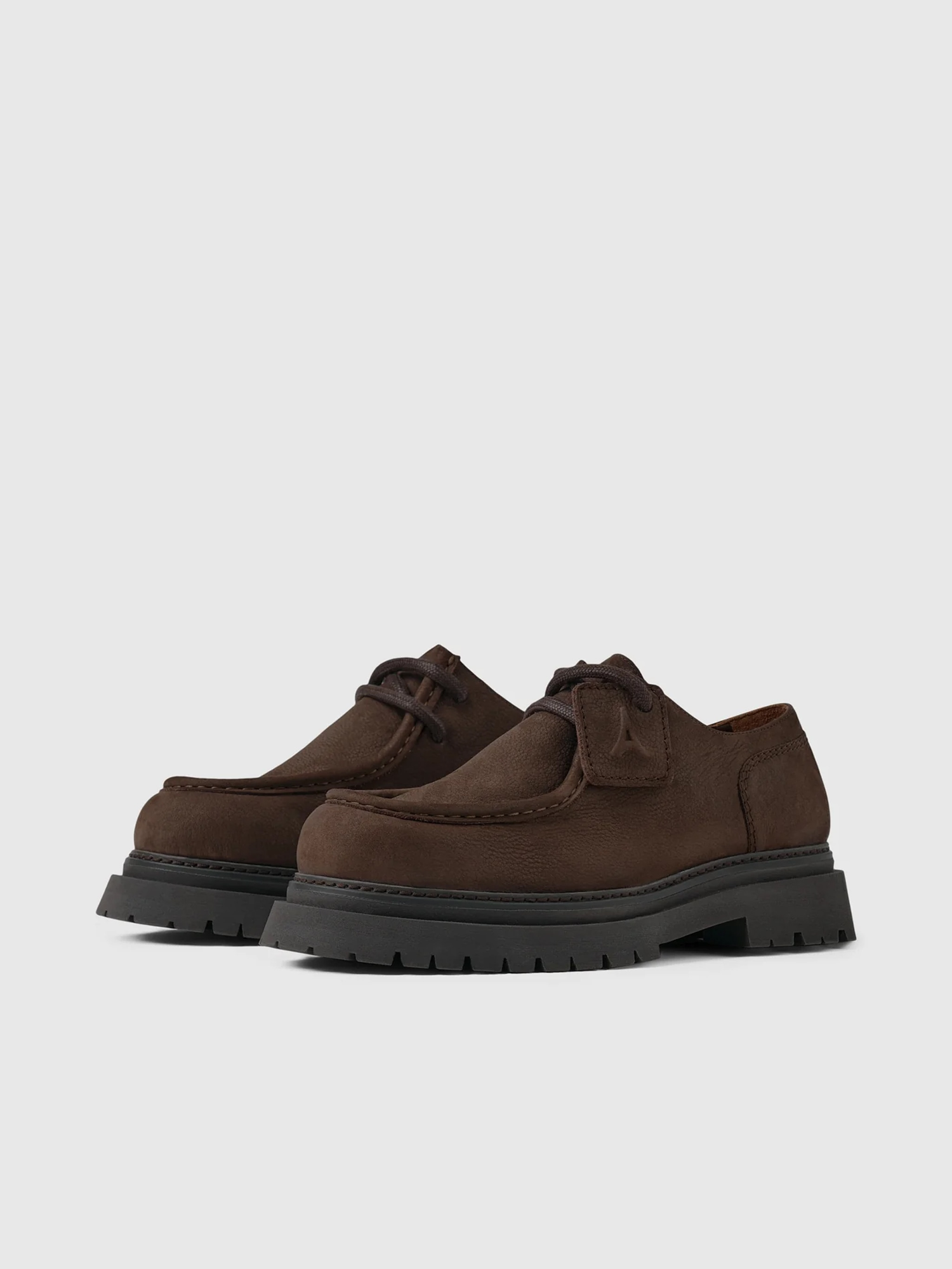 The Atelier Nubuck Suede Lace-Up  Shoe, Alternate, color, Brown