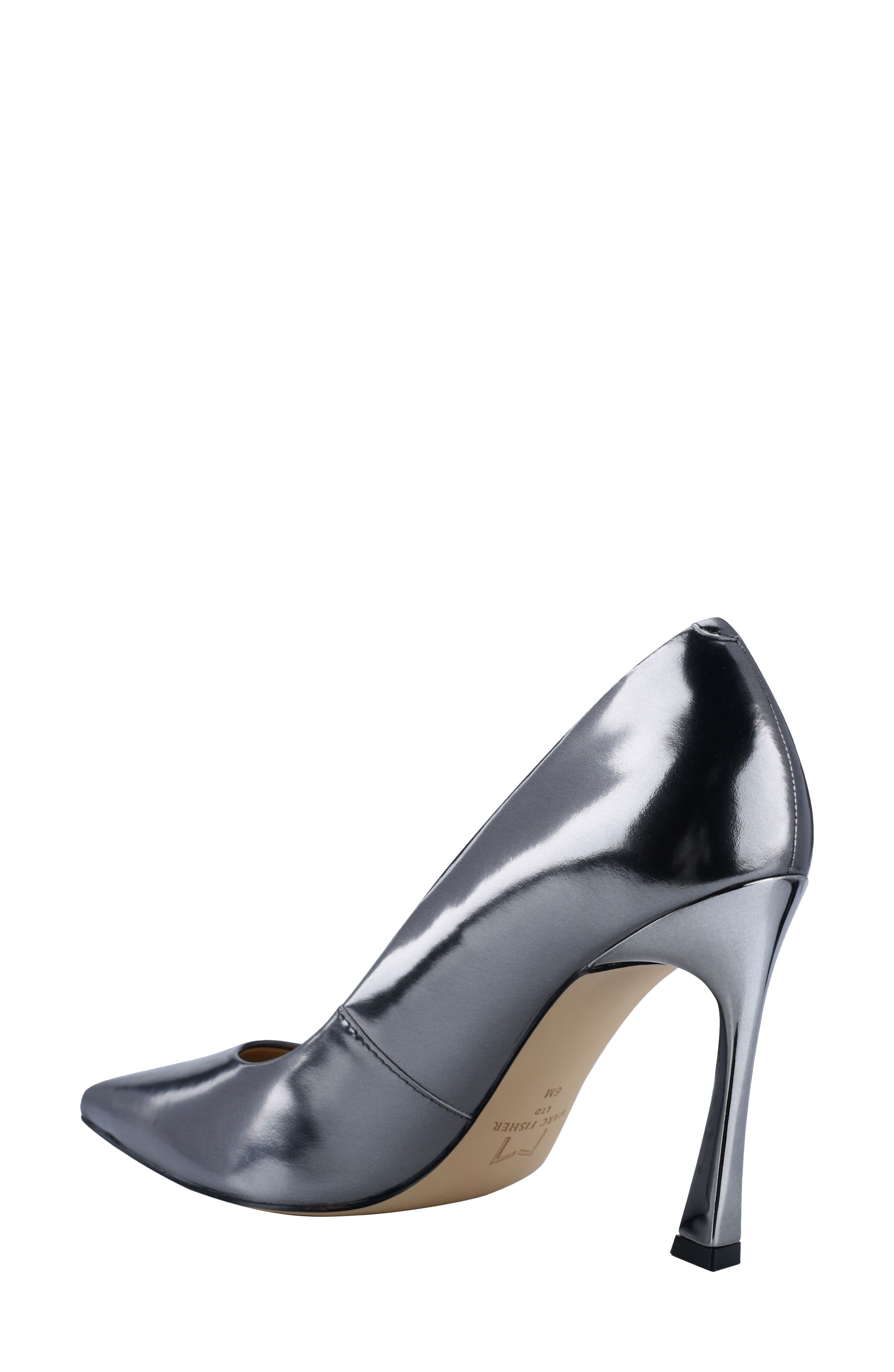 Sassie Pointed Toe Pump, Alternate, color, PEWTER