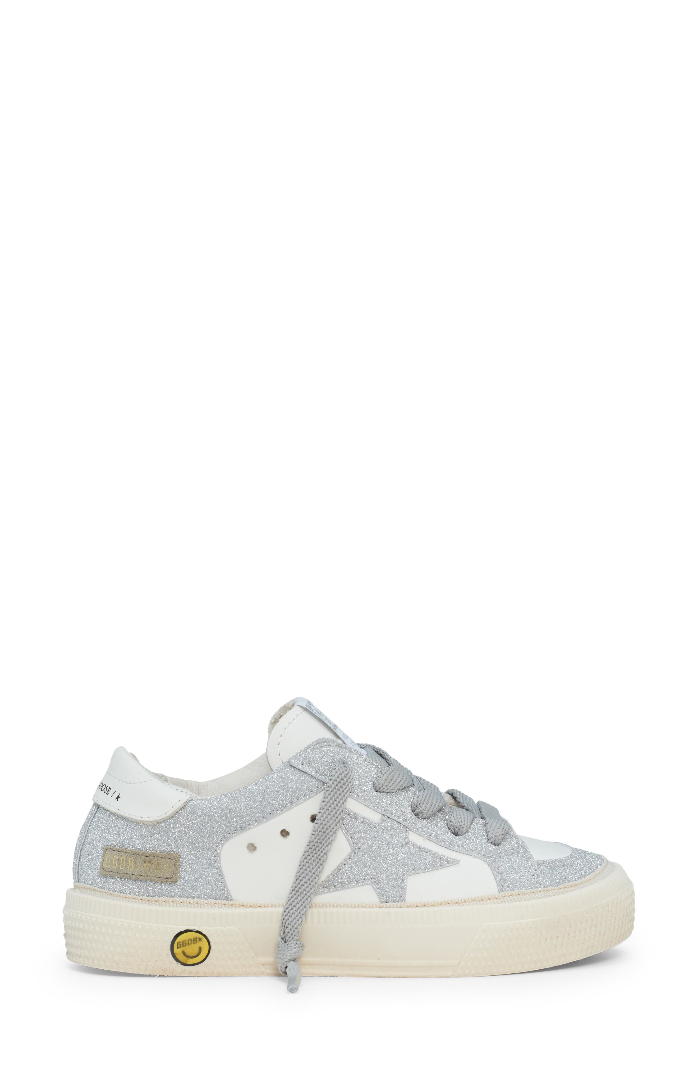 Golden Goose Kids' May Glitter Low Top Sneaker, Alternate, color, 