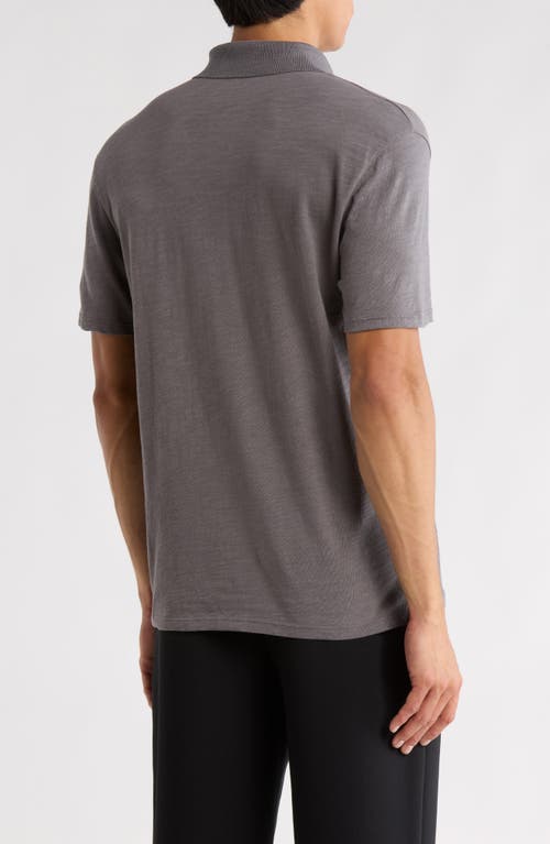 VINCE VINCE SHORT SLEEVE SLUB POLO