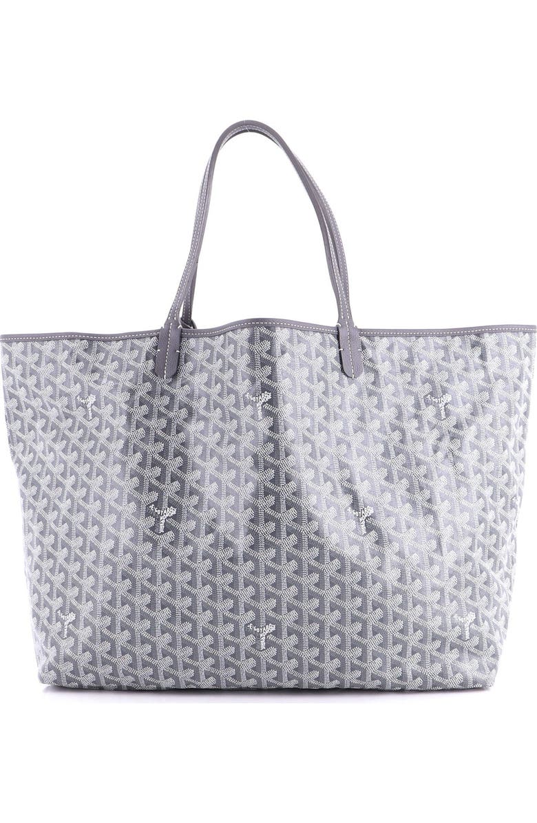 Pre-Owned Goyard Saint Louis Tote Coated Canvas GM, Alternate, color, Gray
