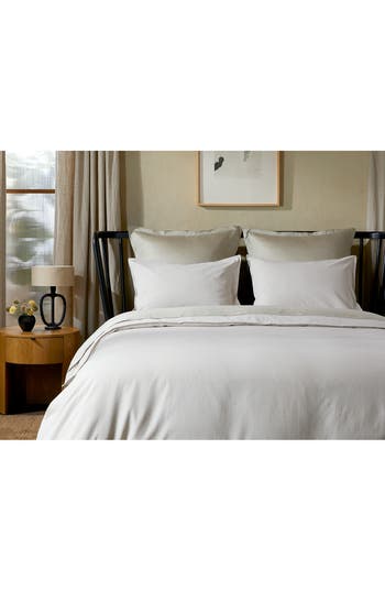 Parachute Organic Cotton Corduroy Duvet & Shams In Gray