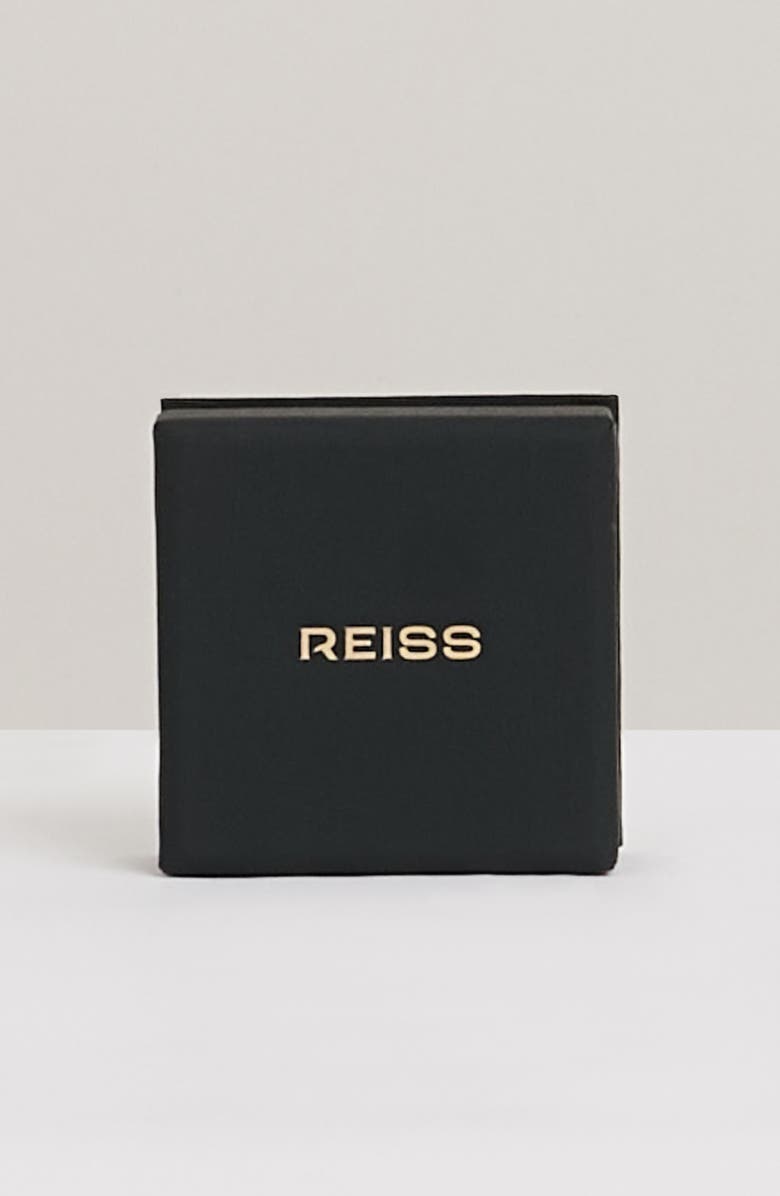 Reiss Callie Contour Pavé Drop Earrings, Alternate, color, Gold / Silver Tone/ Crystal