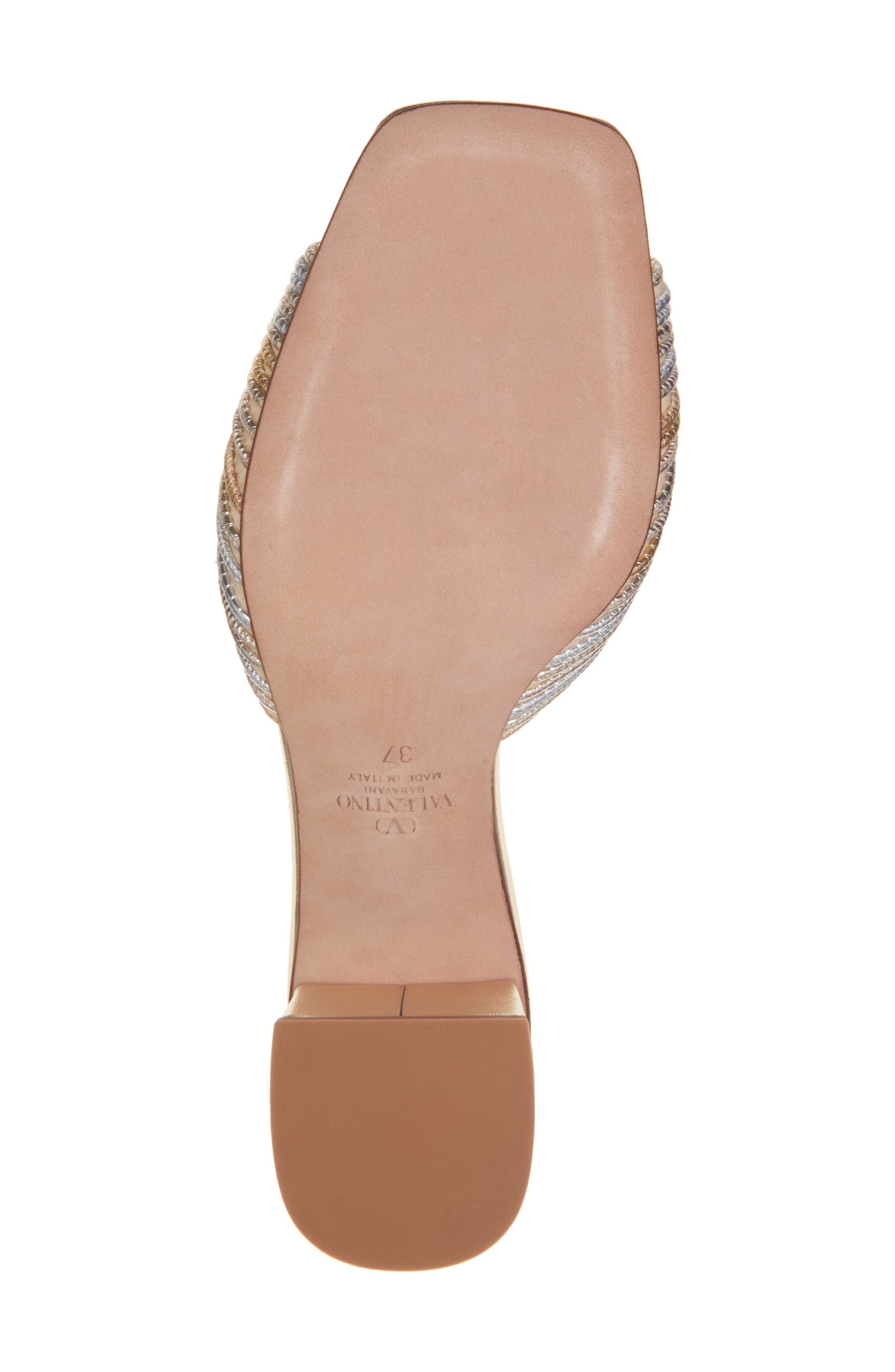 Valentino Garavani VLOGO Slide Sandal, Alternate, color, 