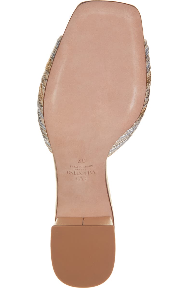 Valentino Garavani VLOGO Slide Sandal, Alternate, color,