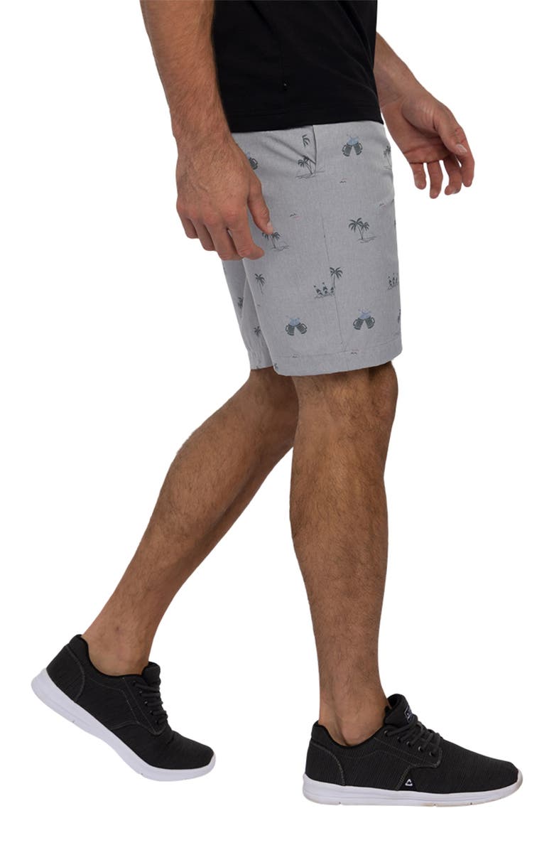 TravisMathew Straight Shot Shorts, Alternate, color, Heather Sleet