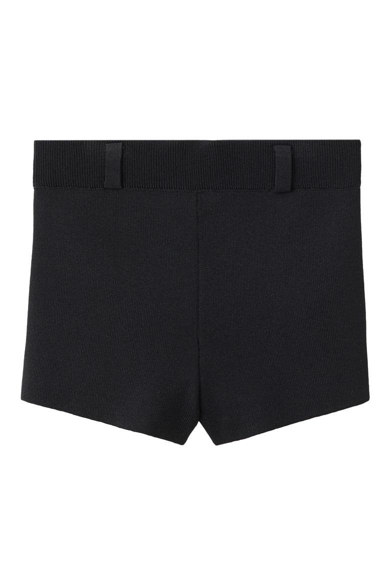 Starring Hailey Bieber Temaki High Waist Shorts, Main, color, BLACK