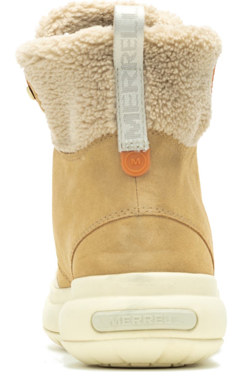 Merrell Marquette Thermo Waterproof Faux Shearling Lined Boot, Alternate, color, Tan