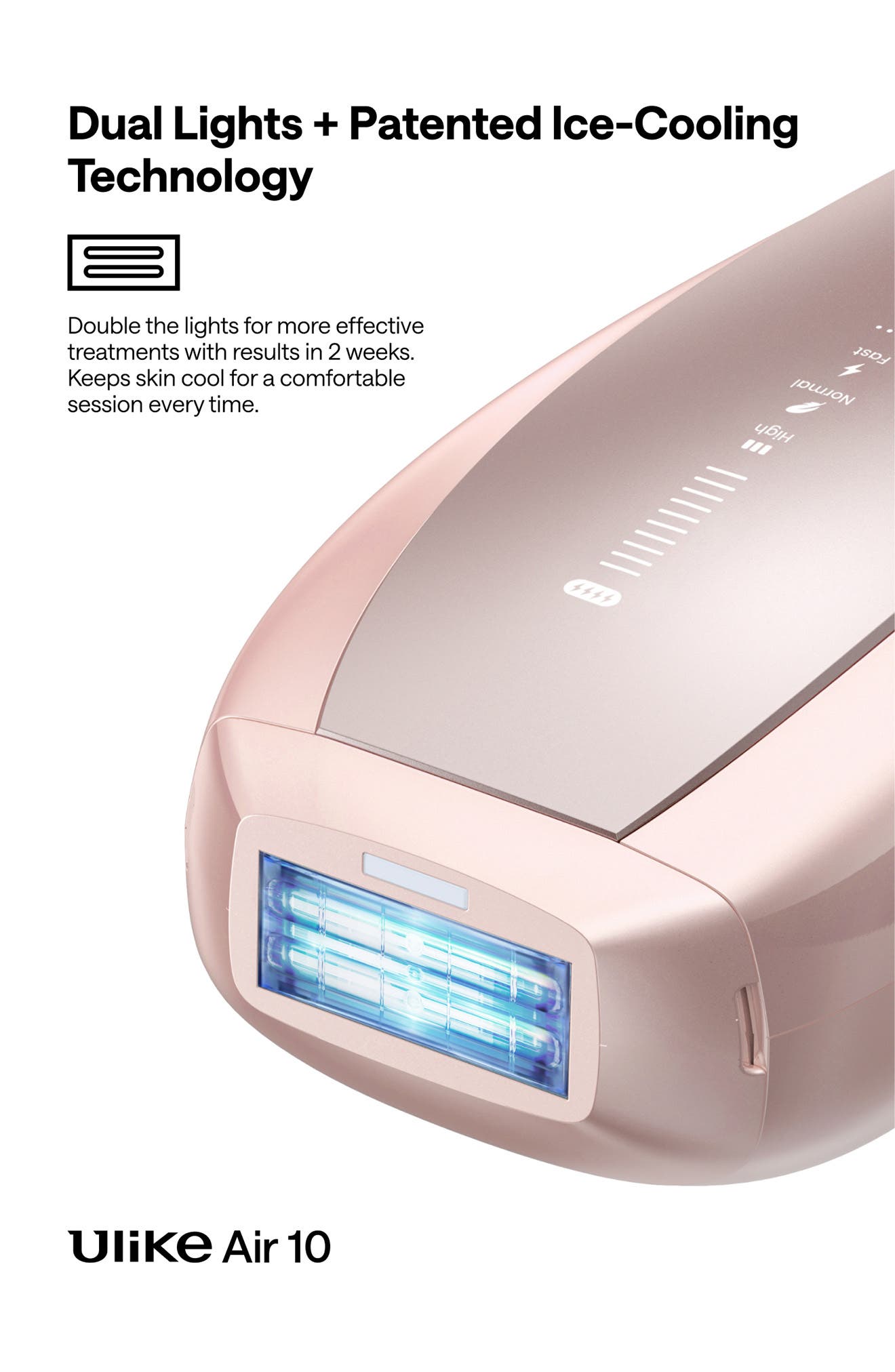 Air10 Pink Kit - Ice Cooling IPL Hair Removal Device (Women