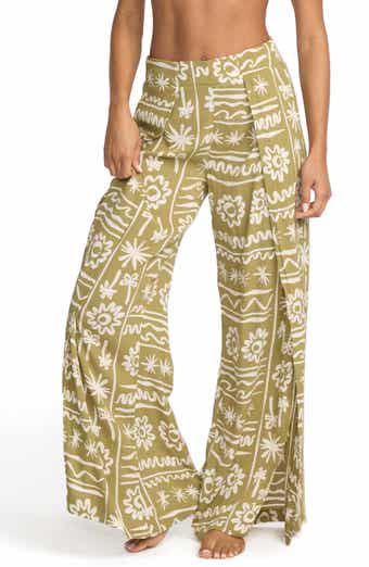 Billabong Split Spirit Floral Wide Leg Pants