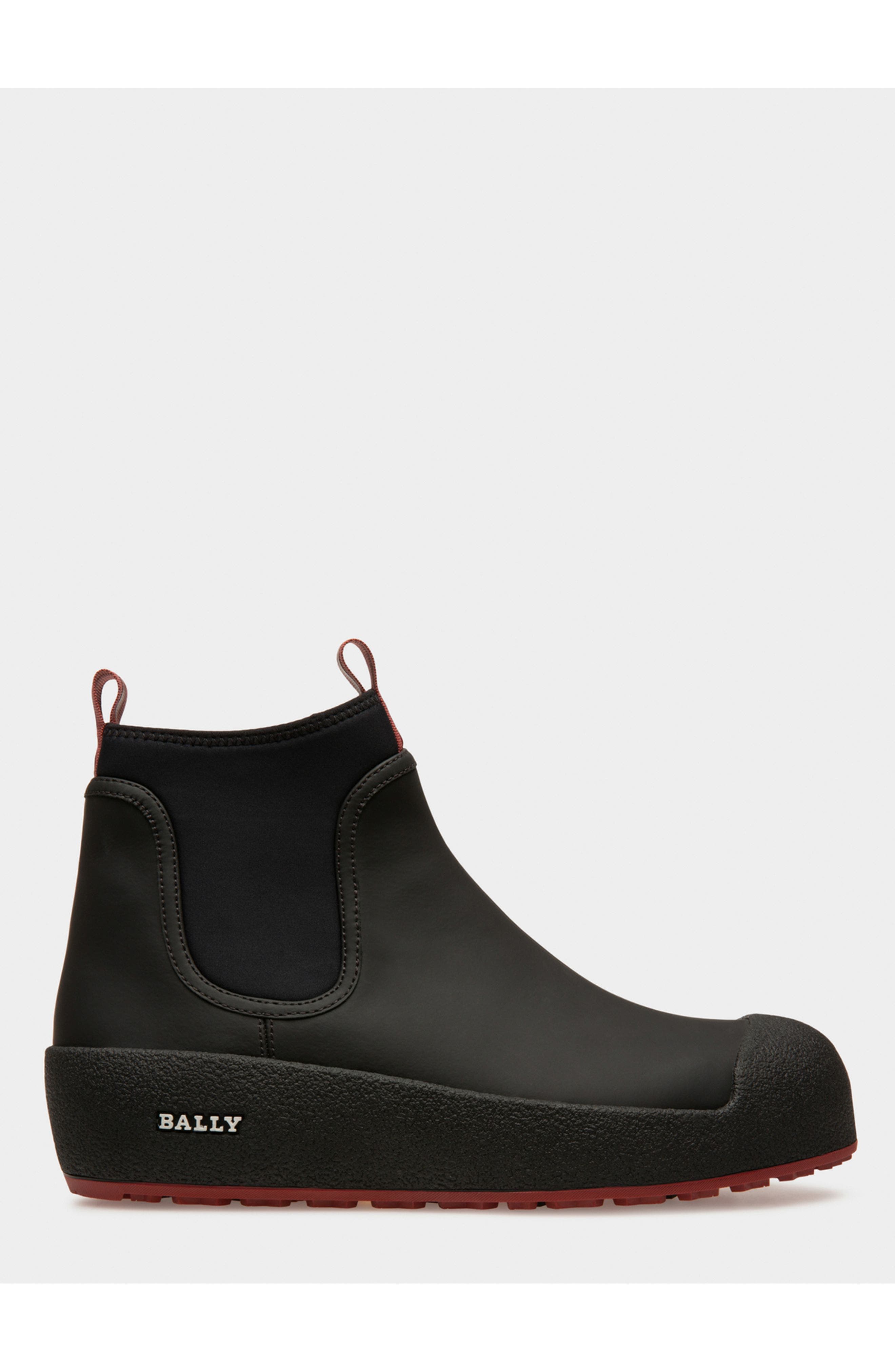 Bally Curling Booties, Main, color, Black