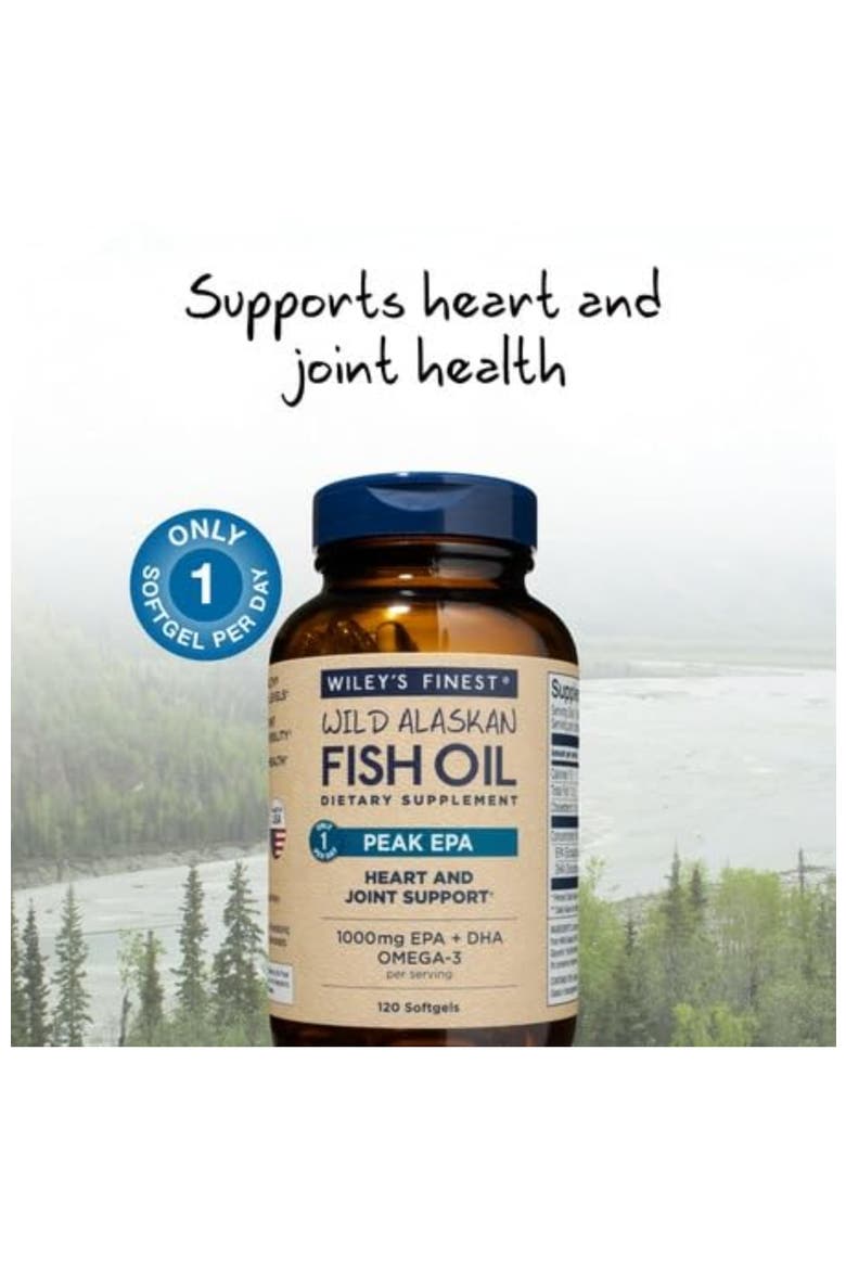 Peak EPA Omega-3 Softgels for Joint Health Support 120 softgels(120 servings), Alternate, color, None