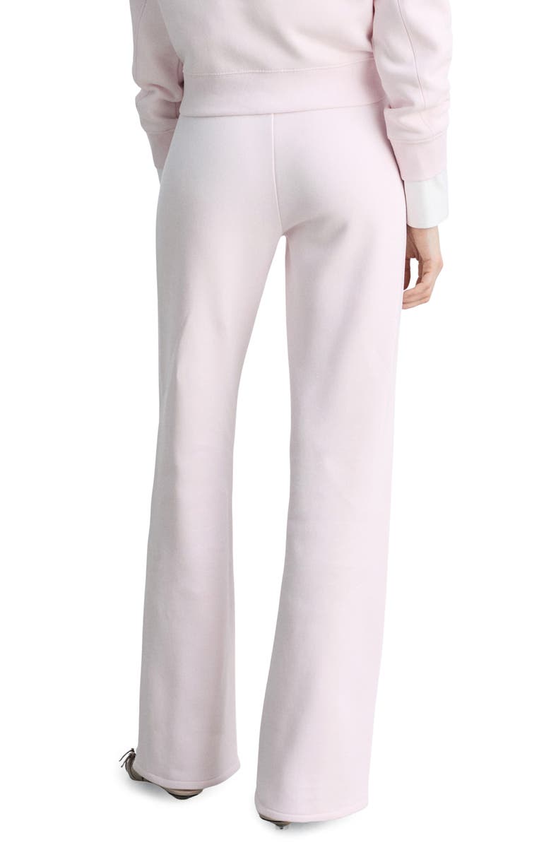 MANGO Wide Leg Cotton Blend Joggers, Alternate, color, 