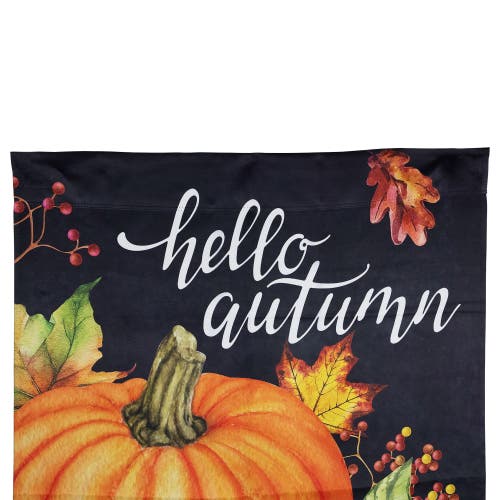 Northlight Pumpkins And Sunflowers Hello Autumn Outdoor Fall Harvest House Flag In Black