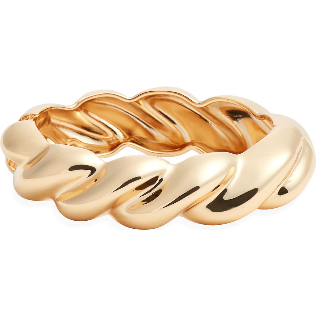 Nordstrom Chunky Twist Hinge Cuff Bracelet In Gold
