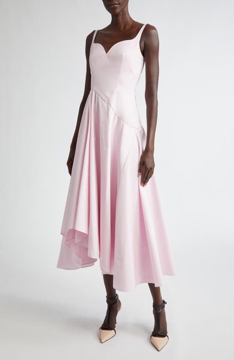 Cotton Poplin Midi Dress