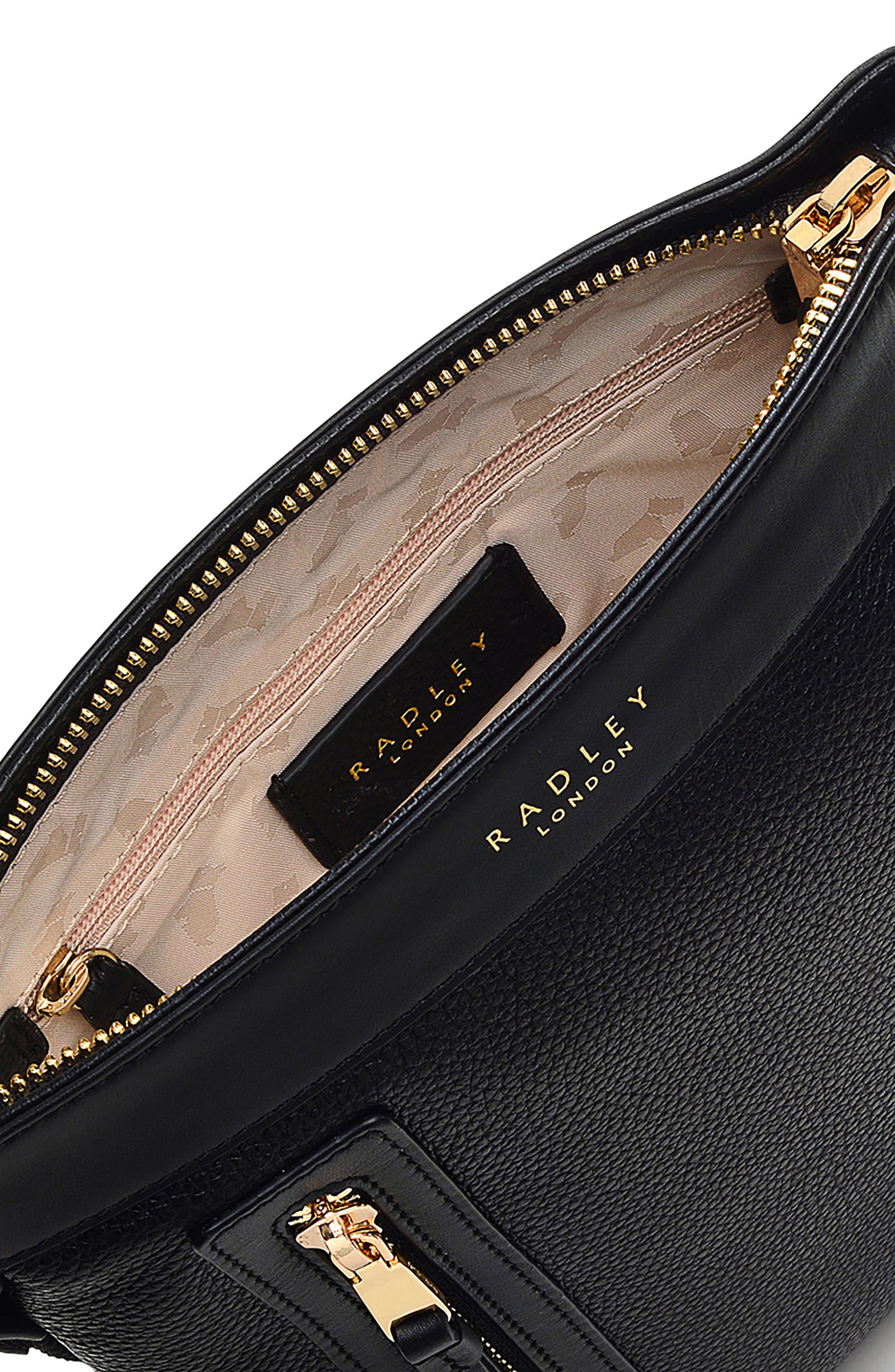 Radley Zippy Small Crossbody Bag, Alternate, color, Black