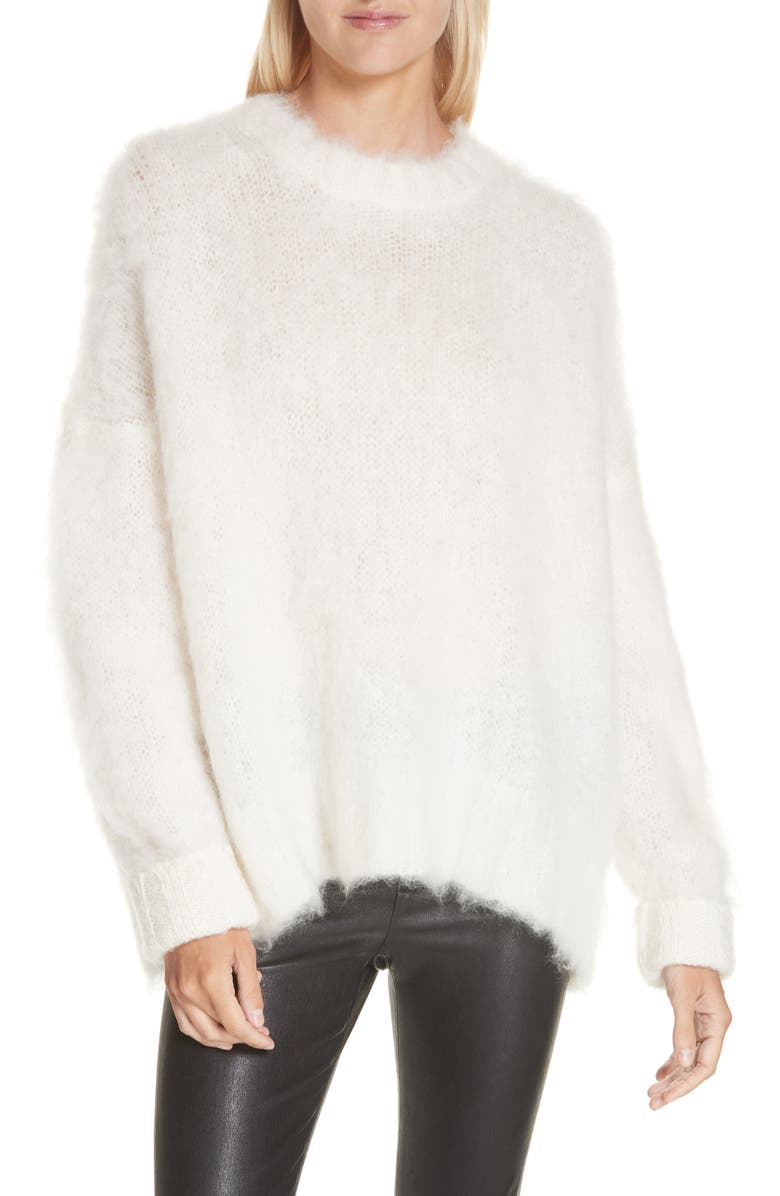 Helmut Lang Mohair Blend Sweater, Main, color, 