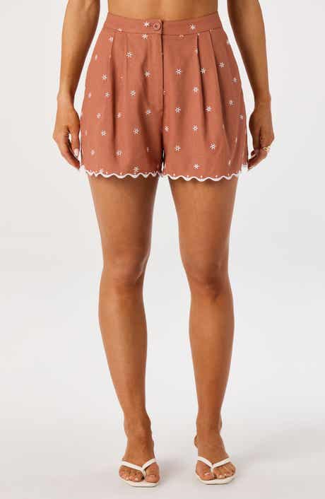 Justina Embroidered Shorts