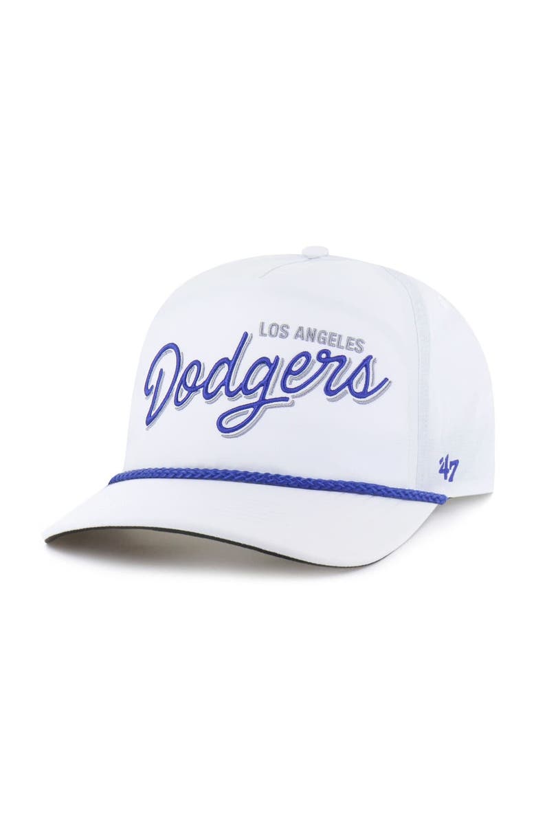 '47 Men's '47 White Los Angeles Dodgers Brrr Fairway Hitch Adjustable Hat, Main, color, White