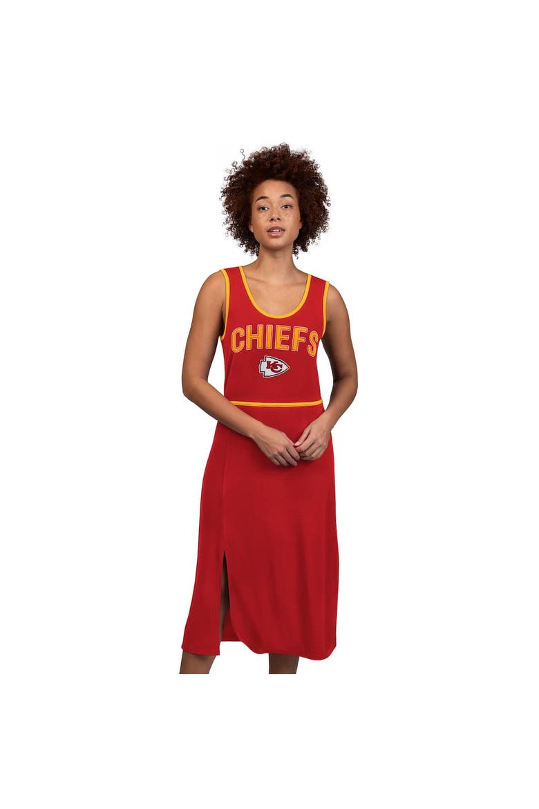 Women's G-III 4Her by Carl Banks  Red Kansas City Chiefs Center Field Maxi Dress, Alternate, color, Red