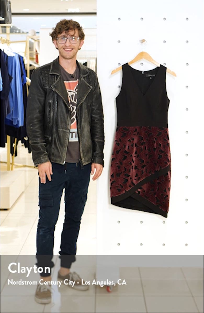 Skyla Mixed Media Dress, sales video thumbnail