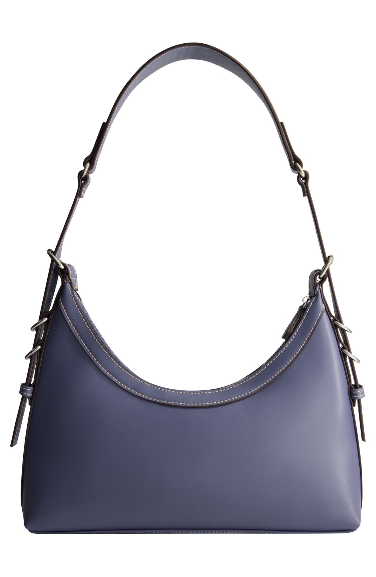 Tommy Bahama Debossed Logo Hobo Bag, Alternate, color, Navy