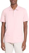 Theory Bron in Cosmos Slub Cotton Polo Shirt